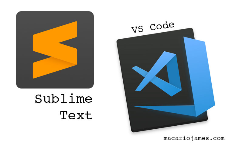 Sublime Text logo vs VS Code logo