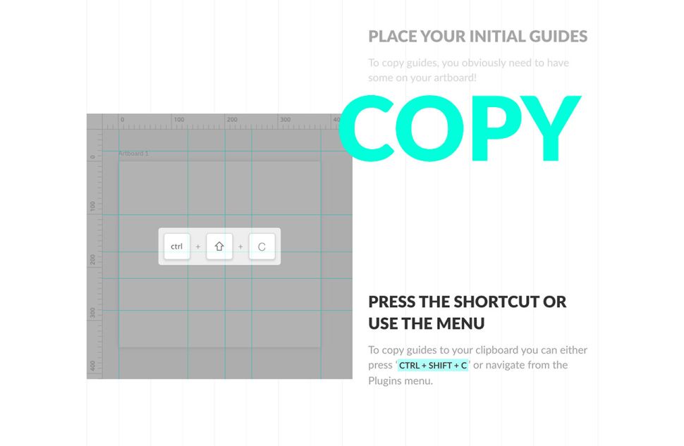 Copy and Paste Guides Sketch plugin
